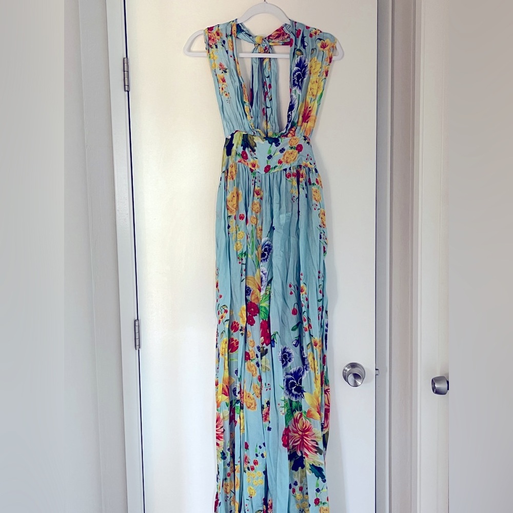 Long floral jumpsuit
